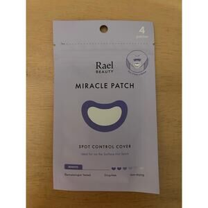 New 4ct Rael Beauty Miracle Hydrocolloid Patch Spot Control Acne Patches